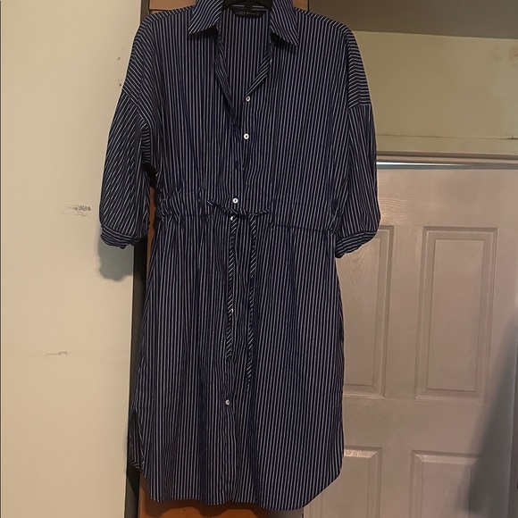 Zara Women’s Striped Shirt Dress - Picture 3 of 5